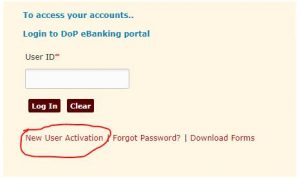 post offine net banking Post Office Internet Banking