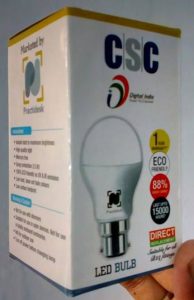 CSC LED bulb vle society