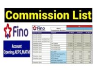 Fino Bank commission Chart,new Fino Payment Bank Commission List 2022