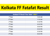 Kolkata FF,Fatafat Result Today Live Online Kolkata FF Today Result